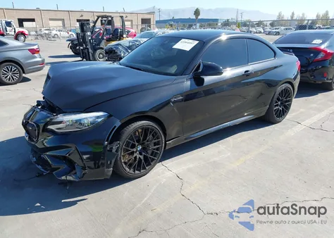 2020 BMW M2 Competition z USA, uszkodzony, nr VIN WBS2U7C08L7E97226
